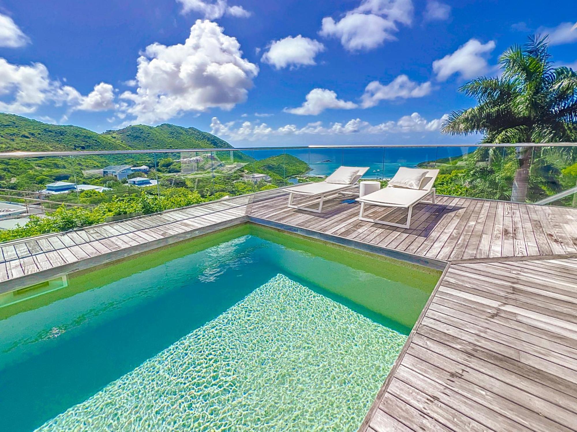 Villa Louna Panoramic View Private Pool 3 Bedrooms Anse-Marcel Extérieur photo